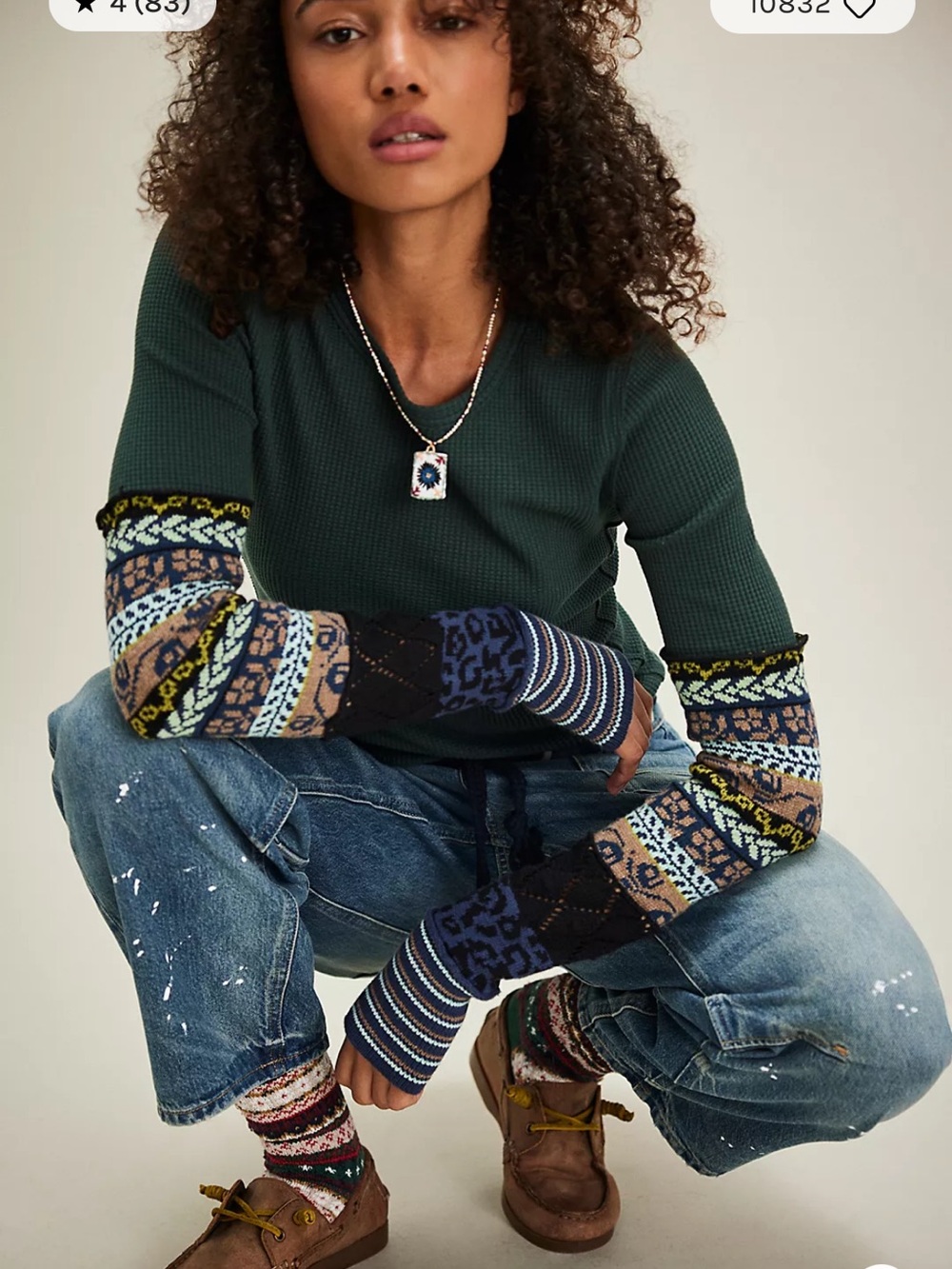 Free People-We the Free- All in Cuff Sweater - Picture 2 of 9